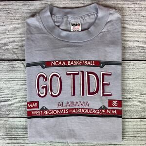 Vintage 1985 Alabama Crimson Tide College Basketball T-shirt